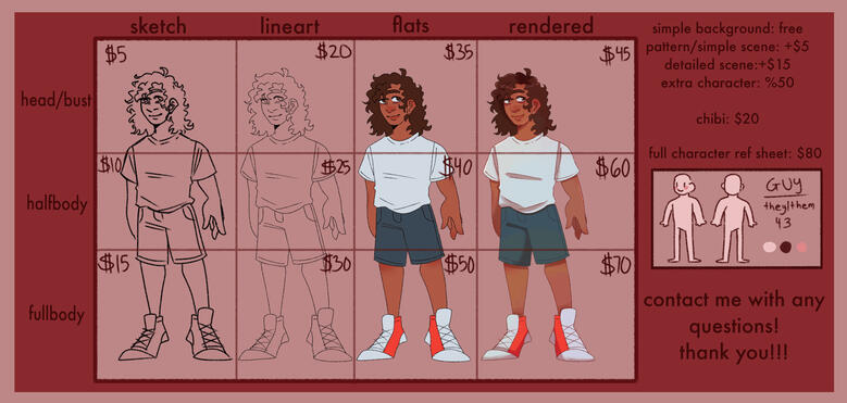 Pricing Sheet